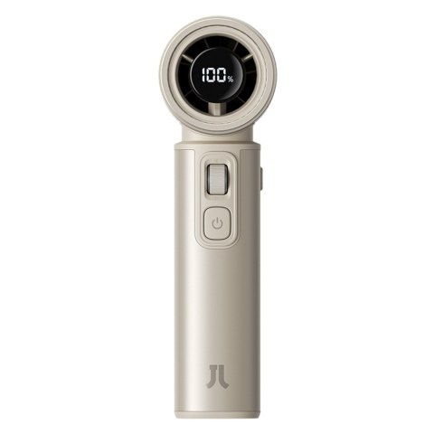 Mini dmuchawa przenośny wiatrak 5w1 9000mAh USB - brązowy Jisulife