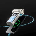 Mini dmuchawa przenośny wiatrak 5w1 9000mAh USB - brązowy Jisulife