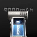 Mini dmuchawa przenośny wiatrak 5w1 9000mAh USB - brązowy Jisulife
