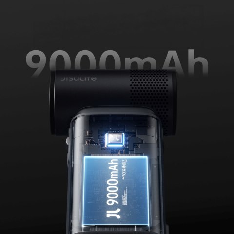 Mini dmuchawa przenośny wiatrak 5w1 9000mAh USB - ciemnoszary Jisulife