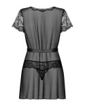 Peniuar Alluria + stringi GRATIS! Czarny S/M