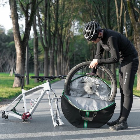 Pokrowiec transportowy na koło rowerowe śr. 74cm - czarny ROCKBROS