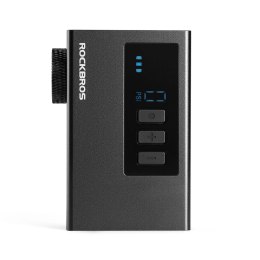 Pompka akumulatorowa kompresor LED 420mAh 120 psi - czarna ROCKBROS