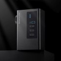 Pompka akumulatorowa kompresor LED 420mAh 120 psi - czarna ROCKBROS