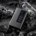 Pompka akumulatorowa kompresor LED 420mAh 120 psi - czarna ROCKBROS