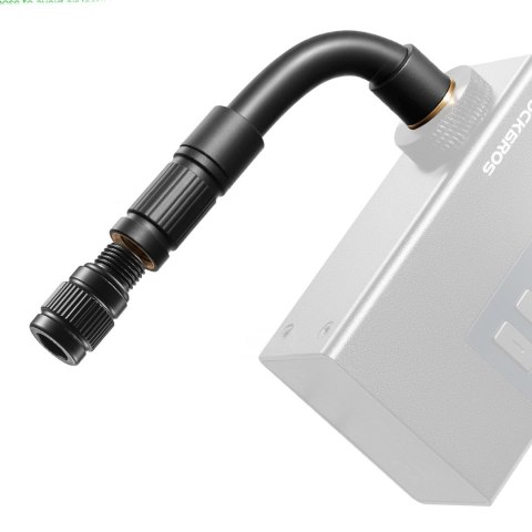 Pompka akumulatorowa kompresor LED 420mAh 120 psi - czarna ROCKBROS