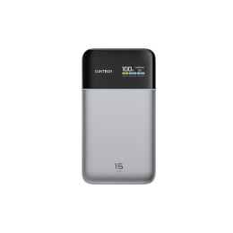 Powerbank 15000mAh USB-A USB-C 100W - szary CUKTECH