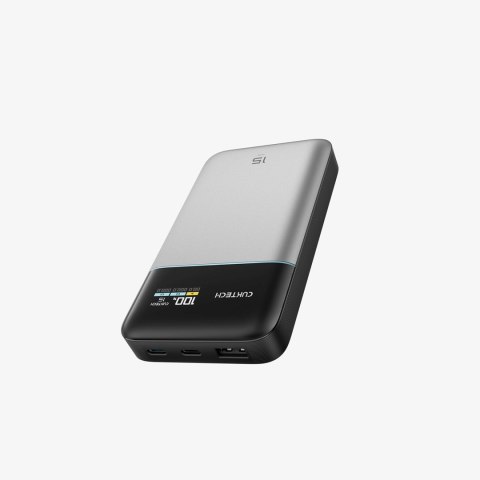 Powerbank 15000mAh USB-A USB-C 100W - szary CUKTECH