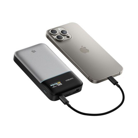 Powerbank 15000mAh USB-A USB-C 100W - szary CUKTECH