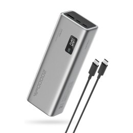 Powerbank 20000mAh USB-A USB-C 150W - szary CUKTECH