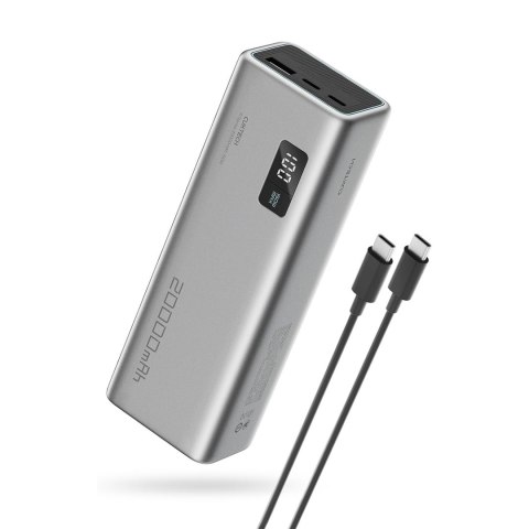 Powerbank 20000mAh USB-A USB-C 150W - szary CUKTECH
