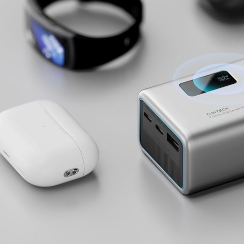 Powerbank 20000mAh USB-A USB-C 150W - szary CUKTECH