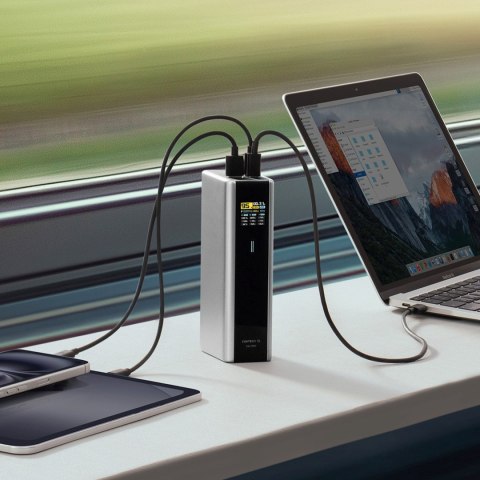 Powerbank 20000mAh USB-C USB-A 210W - szary CUKTECH