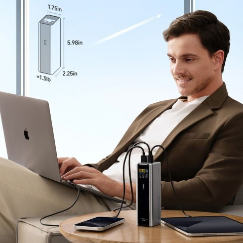 Powerbank 20000mAh USB-C USB-A 210W - szary CUKTECH