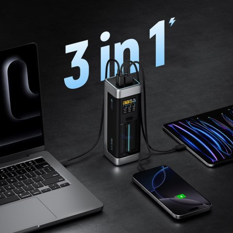 Powerbank 25000mAh USB-C USB-A 210W - czarny CUKTECH