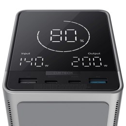 Powerbank z ładowaniem bezprzewodowym 40000mAh USB-C USB-A 300W - czarny CUKTECH