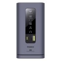 Stacja dokująca HUB 11w1 USB-C USB-A HDMI RJ45 Minijack 3.5mm - szara BASEUS