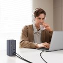 Stacja dokująca HUB 11w1 USB-C USB-A HDMI RJ45 Minijack 3.5mm - szara BASEUS