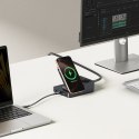 Stacja ładująca 6w1 bezprzewodowa USB-A USB-C 2x gniazdo AC 67W - czarna BASEUS