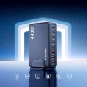 Stacja ładująca biurkowa 3x USB-A 5x USB-C GaN QC3 440W - czarna WOZINSKY