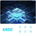 Stacja ładująca biurkowa 3x USB-A 5x USB-C GaN QC3 440W - czarna WOZINSKY