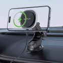Uchwyt magnetyczny z ładowarką bezprzewodową do smartfona na deskę rozdzielczą MagSafe - czarny ACEFAST