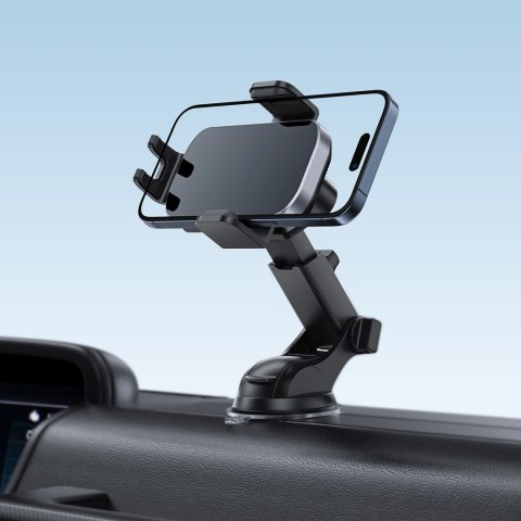 Uchwyt samochodowy do smartfona z ładowarką bezprzewodową automatycznym zaciskiem na deskę - czarny ACEFAST