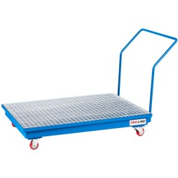Wanna ociekowa wychwytowa pod 2 beczki 200l PRO-LINE 1210x810x981mm mobilna PRO-LINE