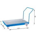 Wanna ociekowa wychwytowa pod 2 beczki 200l PRO-LINE 1210x810x981mm mobilna PRO-LINE