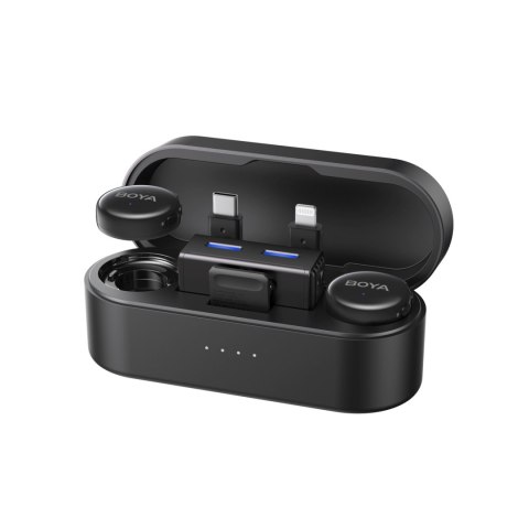 Zestaw mikrofonów bezprzewodowych z etui AI 2.4GHz USB-C BOYA