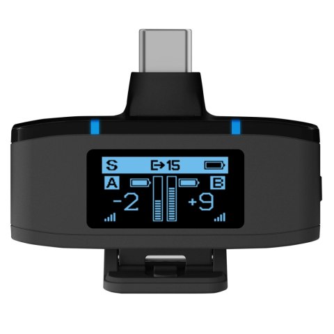 Zestaw mikrofonów bezprzewodowych z etui ładującym 8GB 2.4 GHz USB-C BOYA