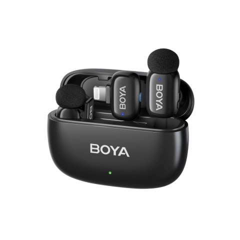 Zestaw mikrofonów bezprzewodowych z etui mini 2-01 2.4GHz USB-C BOYA