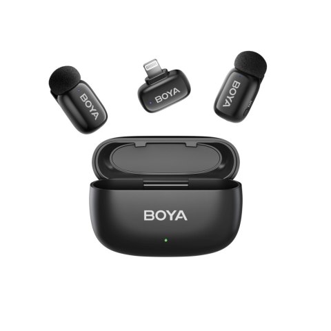 Zestaw mikrofonów bezprzewodowych z etui mini 2-01 2.4GHz USB-C BOYA