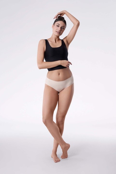 Figi Cheekie Panty Classic Beżowe Beżowy XL