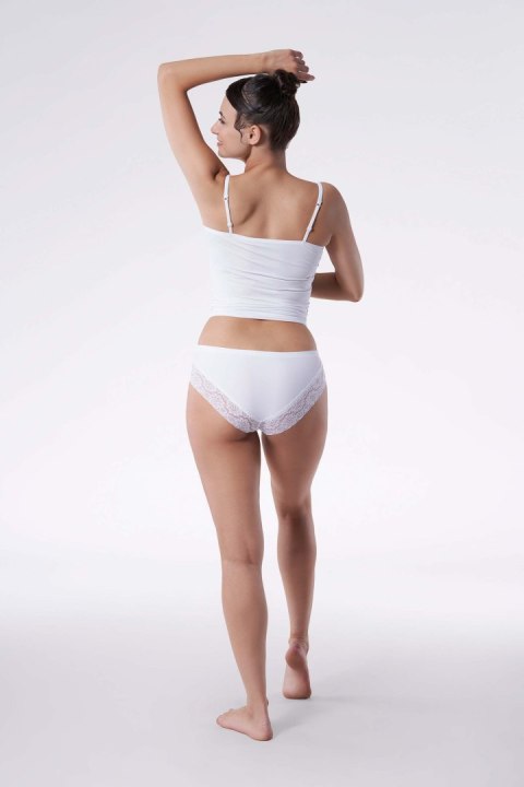 Figi Cheekie Panty Classic Białe Biały L