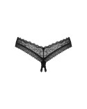 Stringi Medilla otwarte Czarny XL/XXL