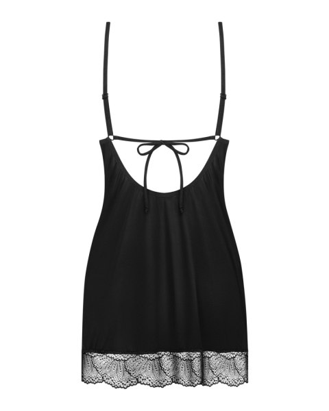 Koszula Lobellis + stringi Czarny XL/XXL