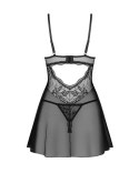 Koszula Perisia babydoll + stringi Black XL/XXL