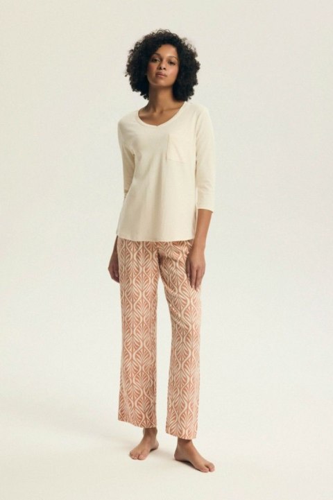 Piżama Denise 43671 Ecru XL