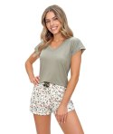 Piżama MELISA SHORT Oliwkowy S