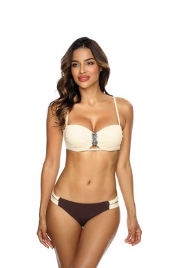 Kostium kąpielowy N7-78/P 094 Ecru-Brąz 36