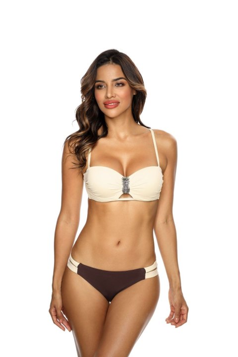 Kostium kąpielowy N7-78/P 094 Ecru-Brąz 36
