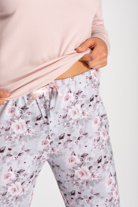 Piżama Margarita Pink-Grey XL