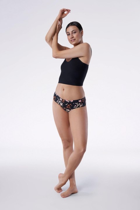 Figi Tanga Peggy Brown Brązowy XL