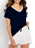 Piżama Celine Navy-Ecru S