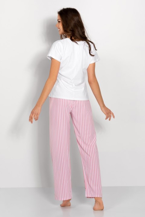 Piżama Jennifer White-Pink XL