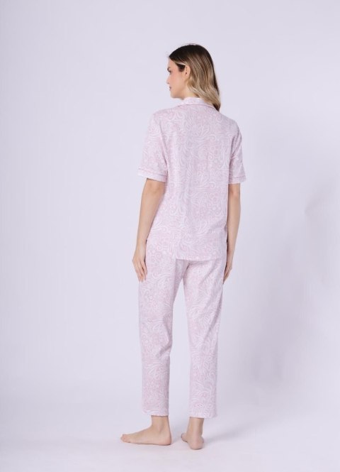 Piżama Dominika 1712 Pudrowy Beż XXL