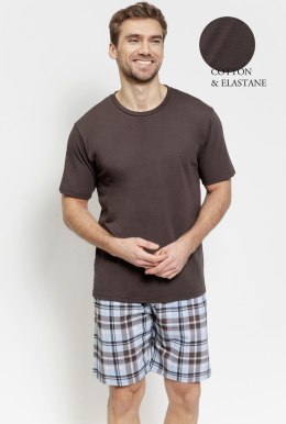 Piżama Marcello 3578 Brązowa Brązowy XL