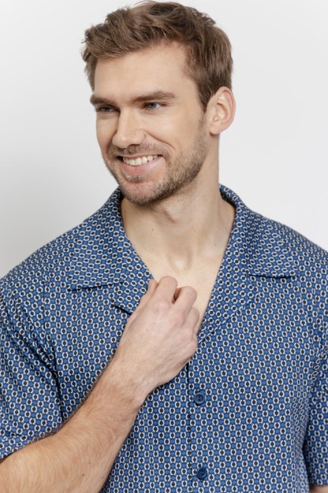 Piżama Robin 3585 Granatowy XXXL
