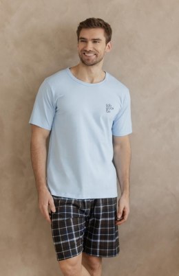 Piżama Teo 3582 Niebieski L